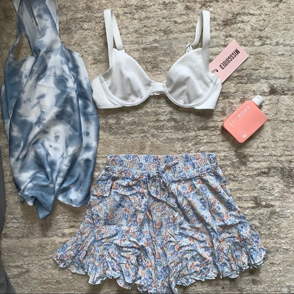 🤍Missguided White Waffle Knit Bikini Top - Picture 5 of 9